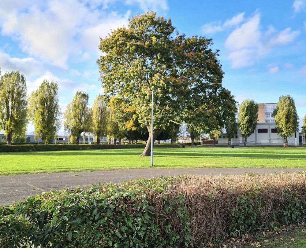 The suspect was seen adjacent to East Tilbury Village Hall. 