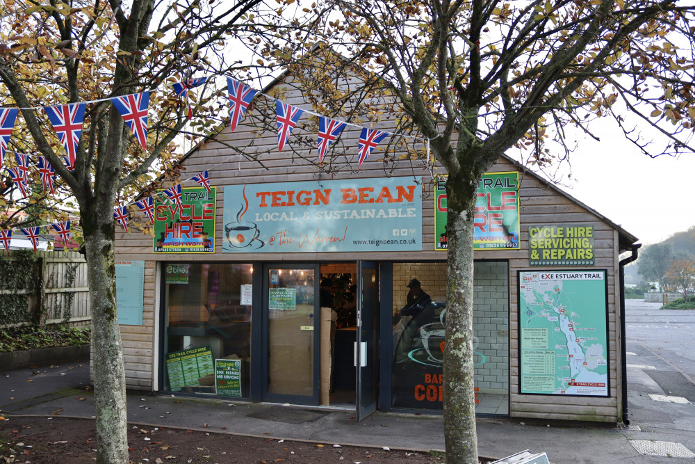 New Teign Bean coffee outlet now open at Dawlish Warren 