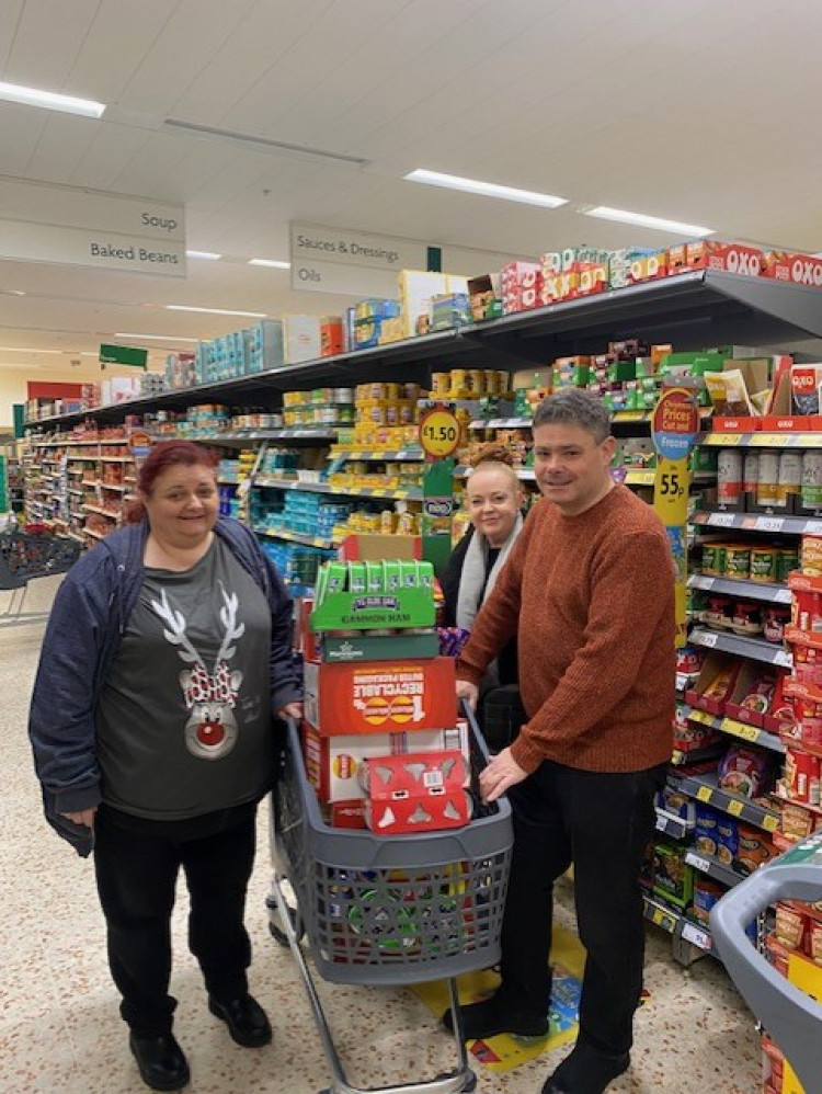 The Big Local team on the big festive shop. 