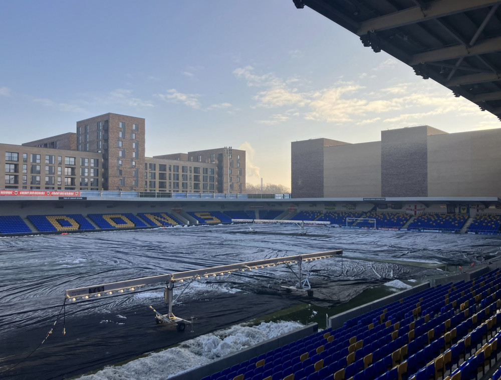 Game Off. CREDIT: AFC Wimbledon Twitter Game Off. CREDIT: AFC Wimbledon Twitter