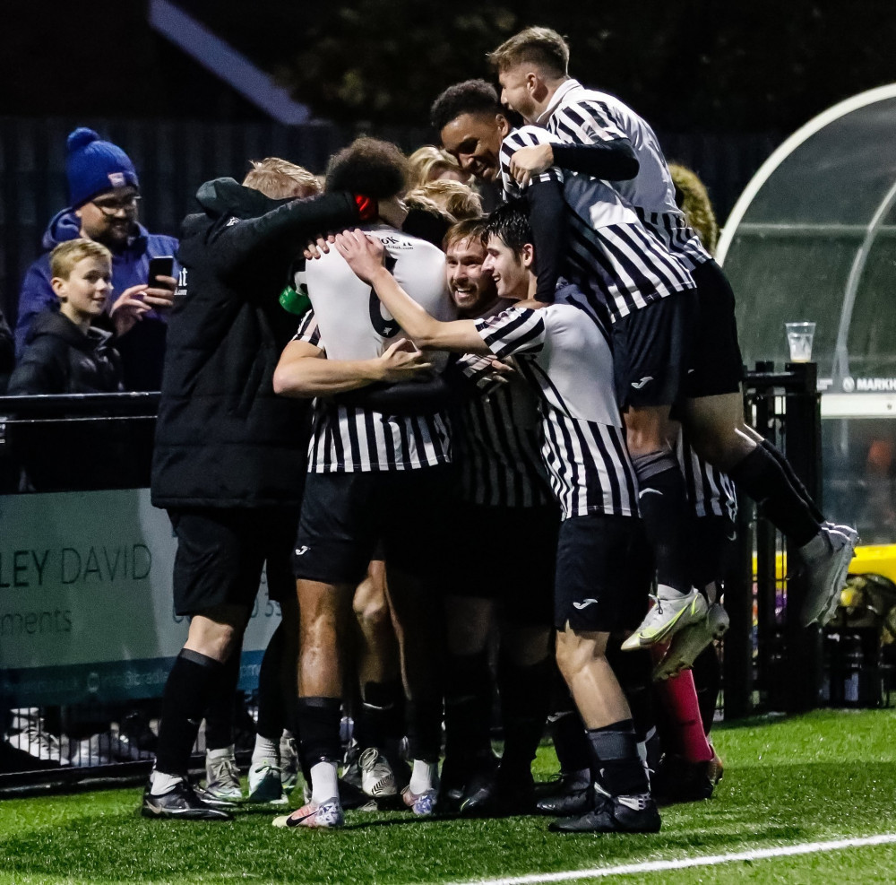 Heybridge Swifts will be hoping to celebrate again Heybridge Swifts will be hoping to celebrate again