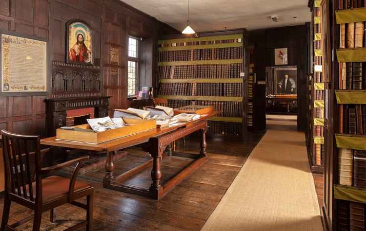 Thomas Plume Library interior