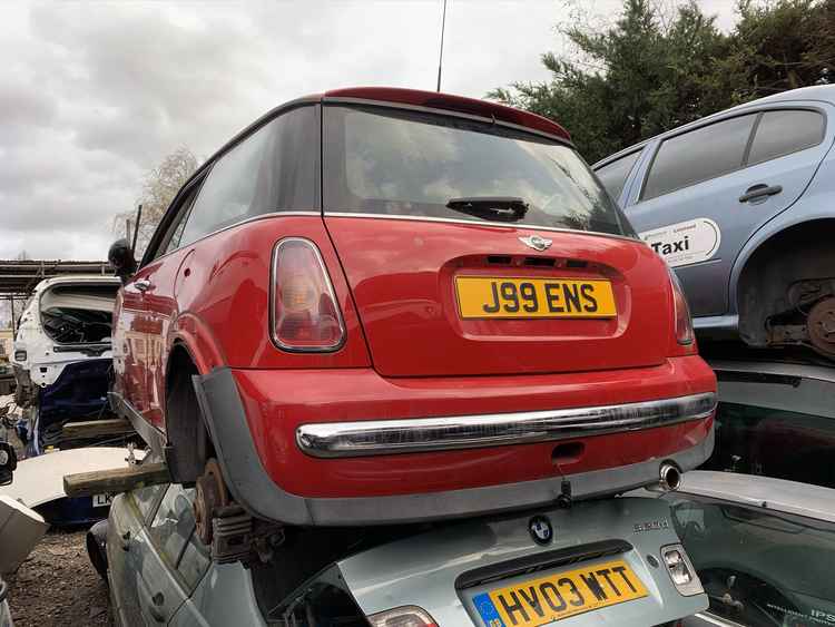 The car chosen for a garden seat