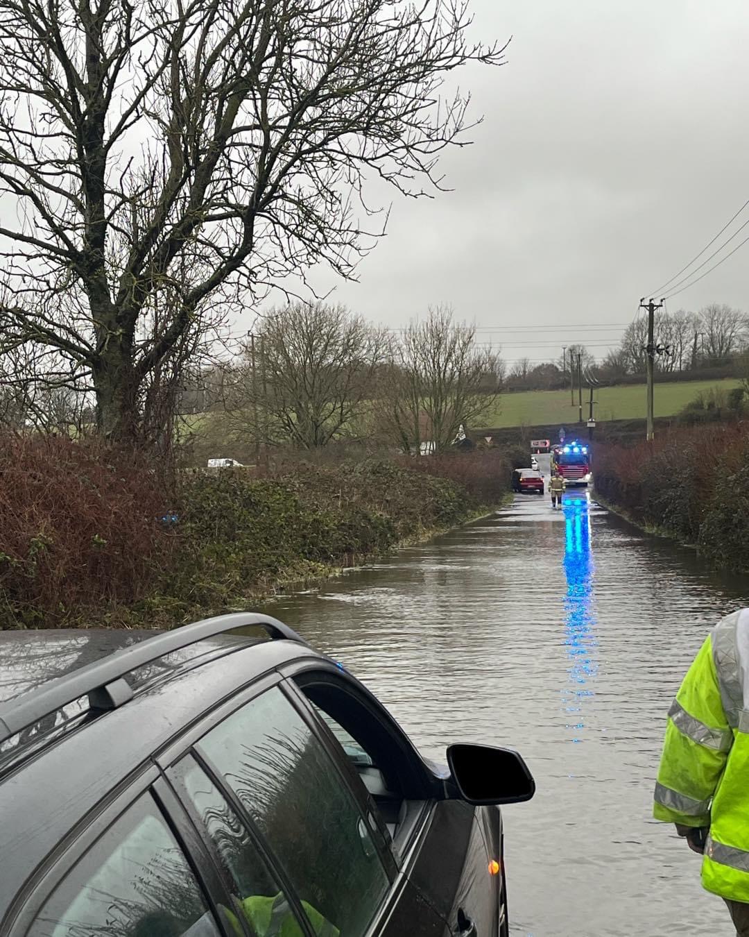 Dorchester fire crews have attended flooding incidents this morning 