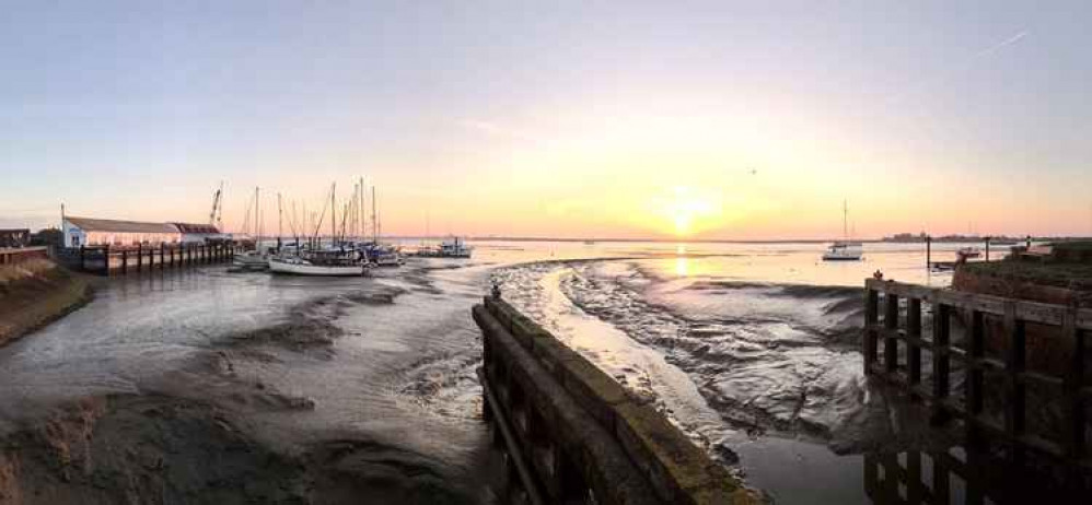 Blackwater Estuary at Heybridge Basin by Claire Cadman