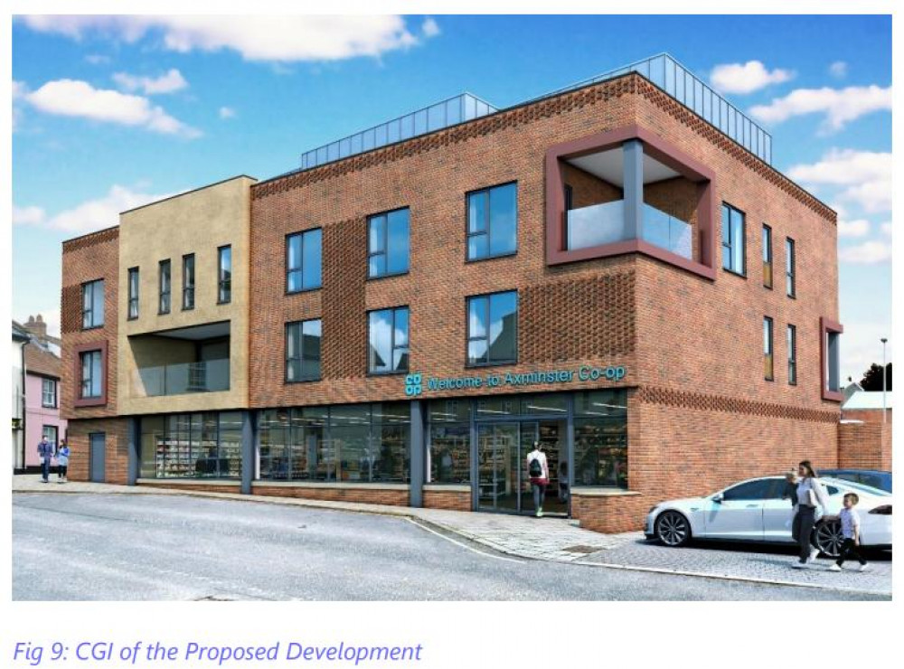 The proposed development in Lyme Street, Axminster (credit: Pure Architects)