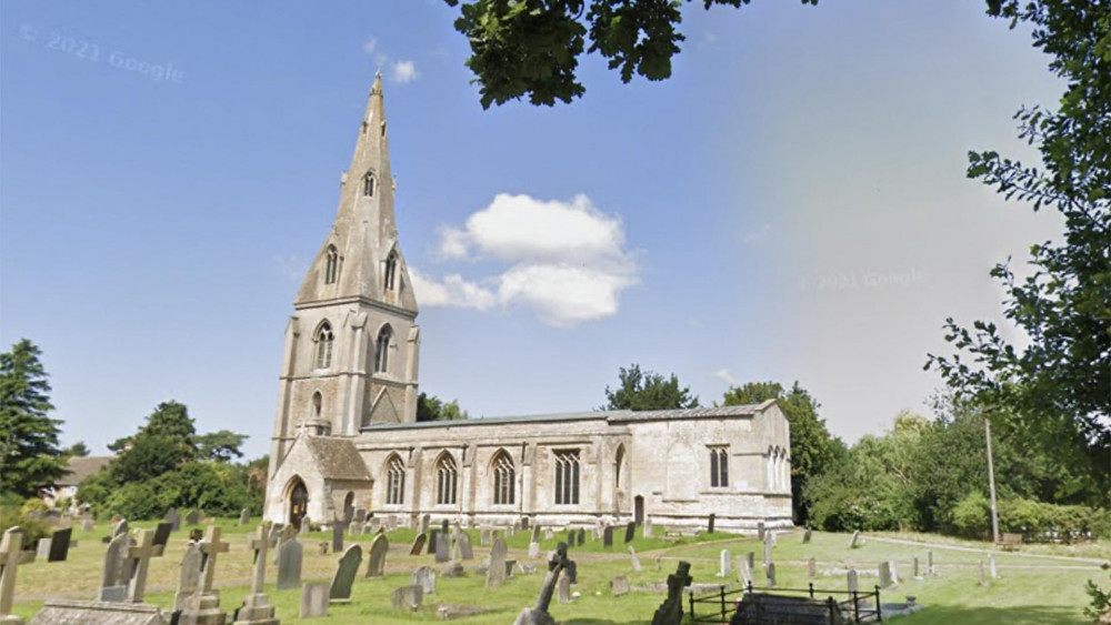 The Church of St Peter Ad Vincula near Sleaford pictured in 2021 after lead theft from its roof.