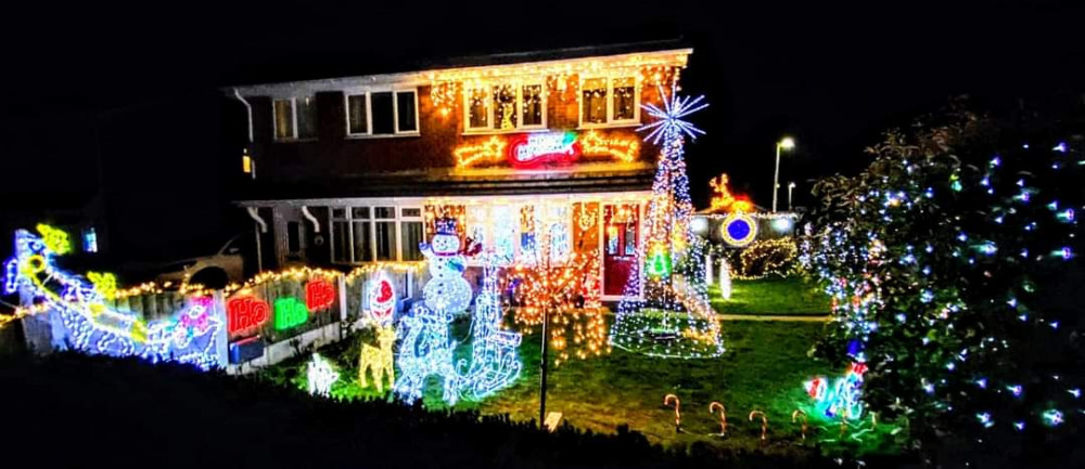 The Fleet family's fabulous Christmas lights display at 28 Rochester Crescent won the competition on Wednesday (December 21) - with a whopping 224 votes (Crewe Nub News).