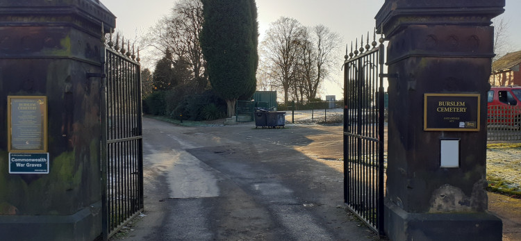 Burslem Cemetery is home to many Commonwealth War graves (Kevin Raftery).