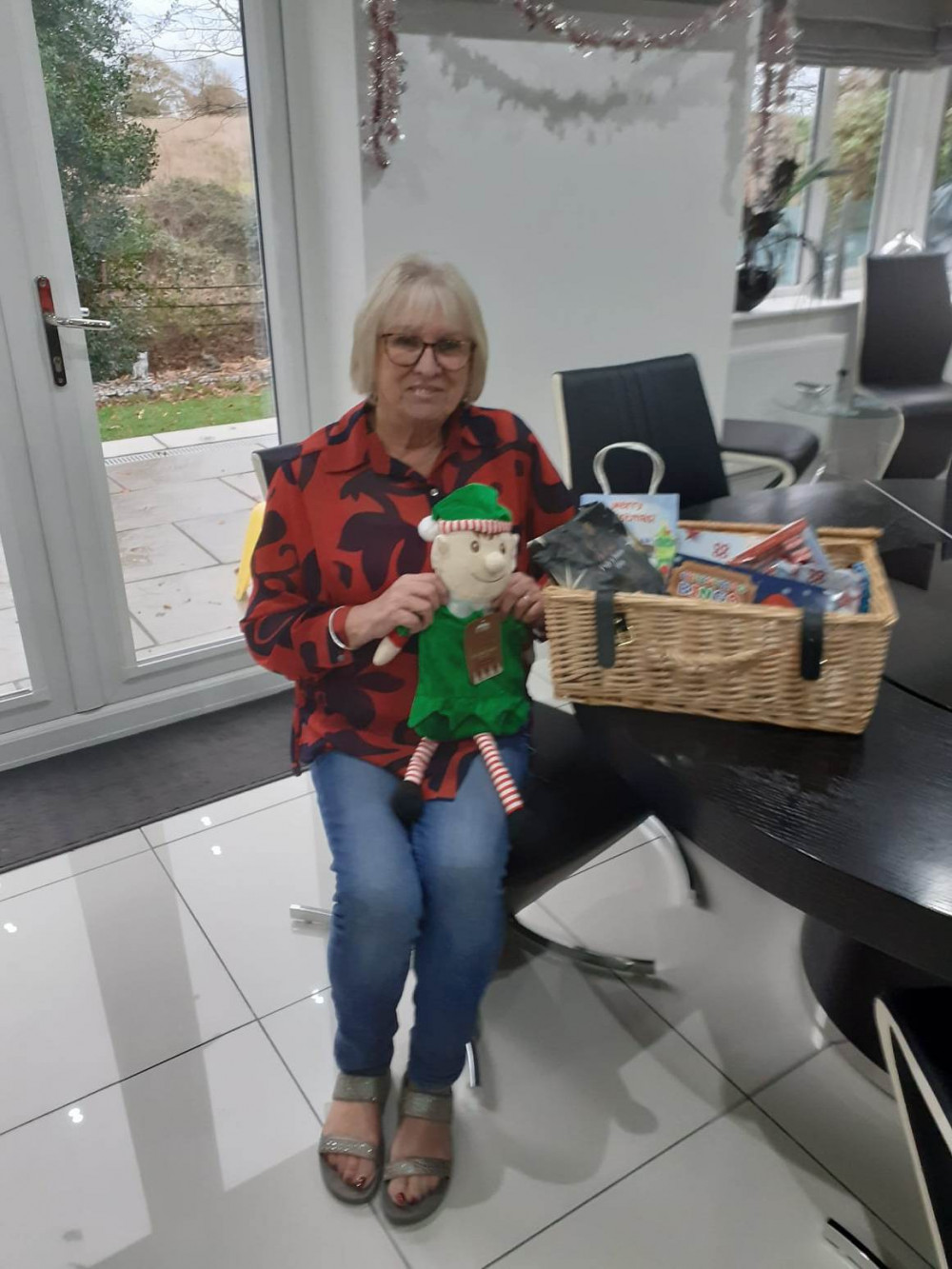 The Co-op hamper Jenny received after winning the competition. 