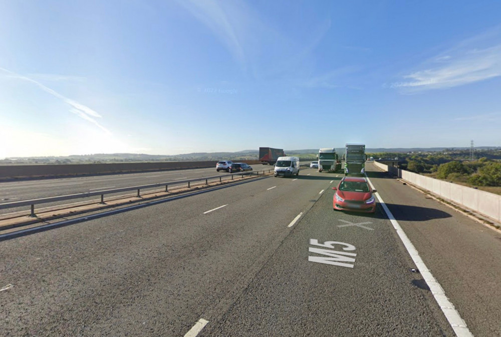 M5 southbound bridge over the River Exe (Google Maps)