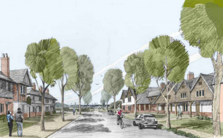 An impression of how one Leverhulme development might look