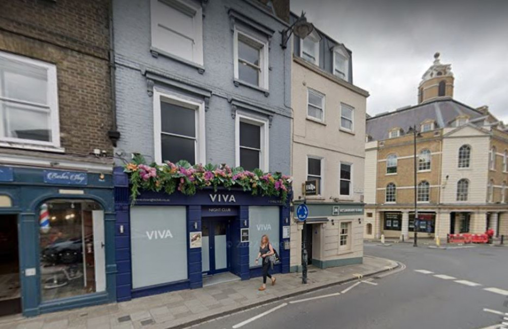 The nightclub Viva which has just been allowed to reopen.