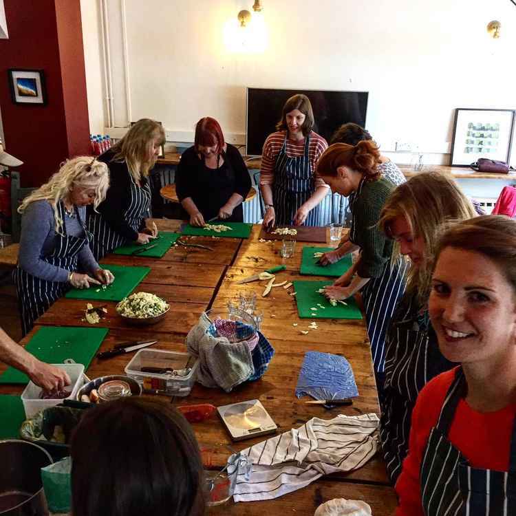 A pre-pandemic Chop 'n' Chat session. Image: The Shared Plate