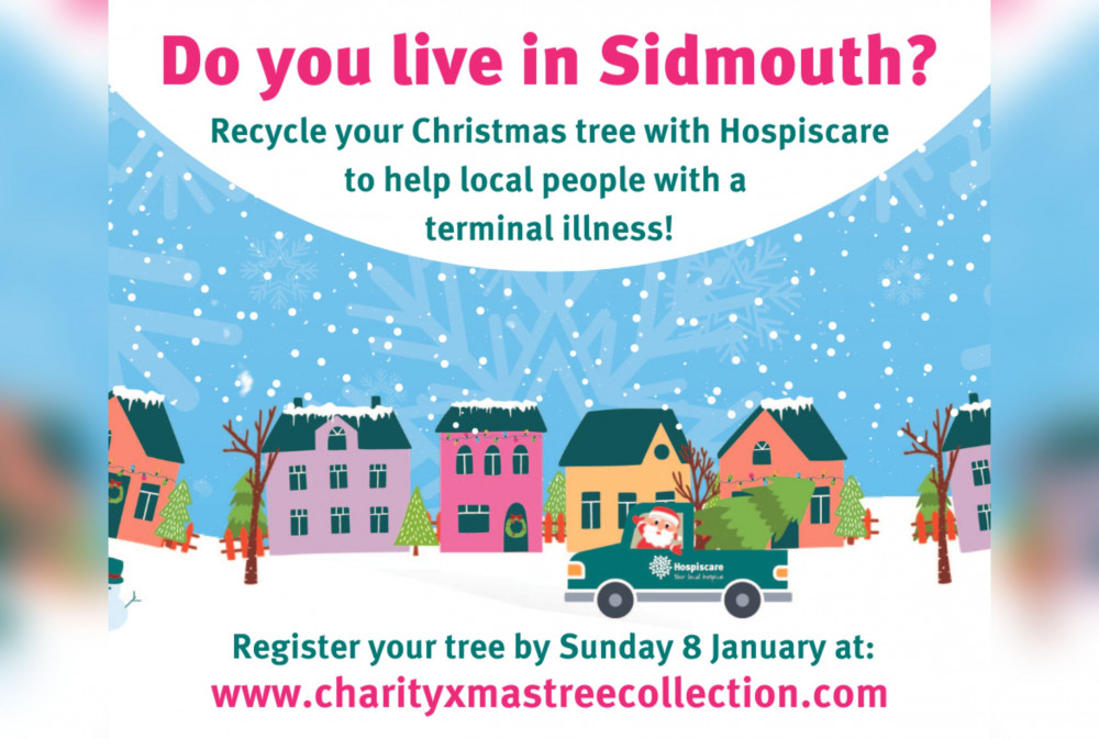 Christmas Tree recycling for Hospiscare 