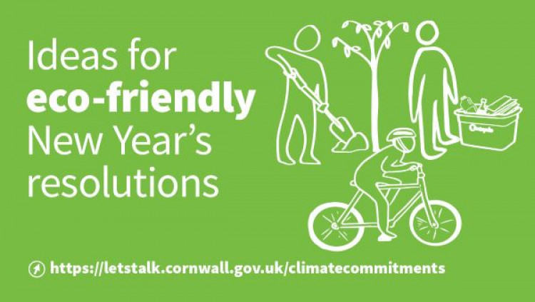 Cornwall Council's New Year's resolutions ideas to help cut your carbon footprint
