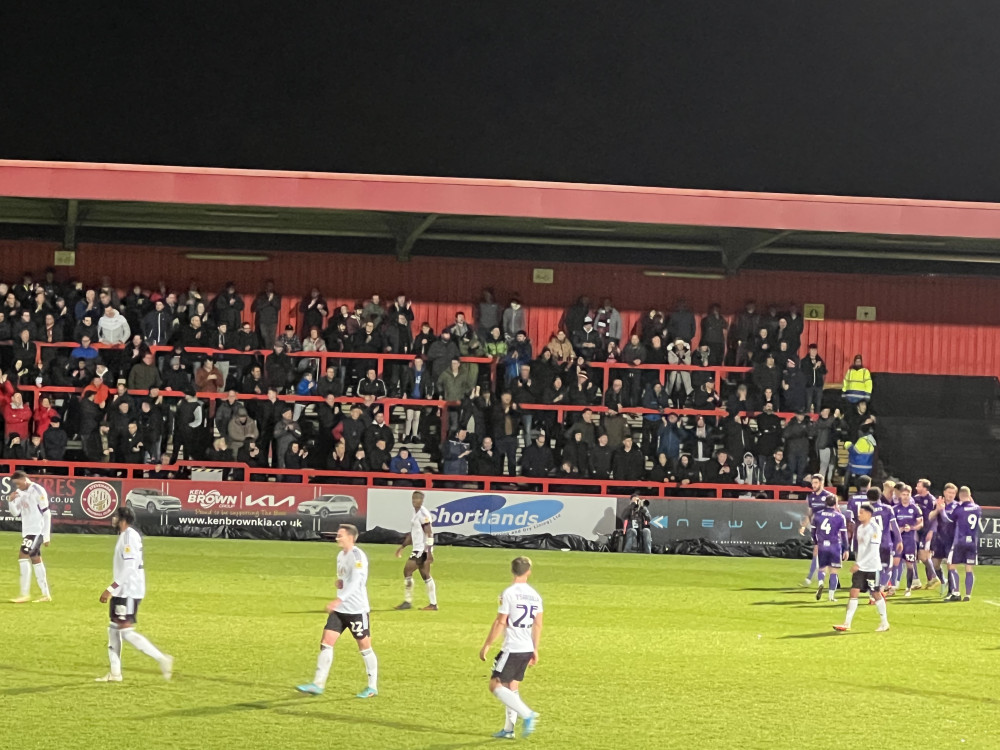 Stevenage 3-1 Crawley. PICTURE: Boro captain Carl Piergianni grabs their second five minutes before the interval. CREDIT: @laythy29 Stevenage 3-1 Crawley. PICTURE: Boro captain Carl Piergianni grabs their second five minutes before the interval. CREDIT: @laythy29