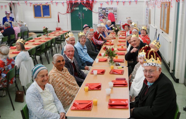 Jubilee lunch in Shotley