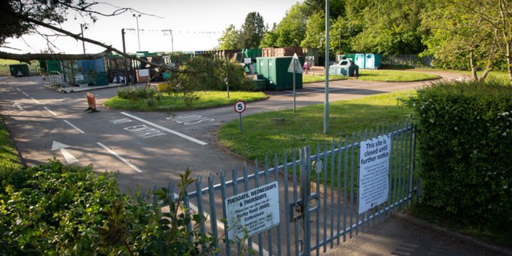 Recycling centre in neighbouring Rutland (image courtesy of RCC).