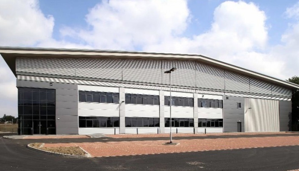 An artist's impression of one of the planned new industrial units