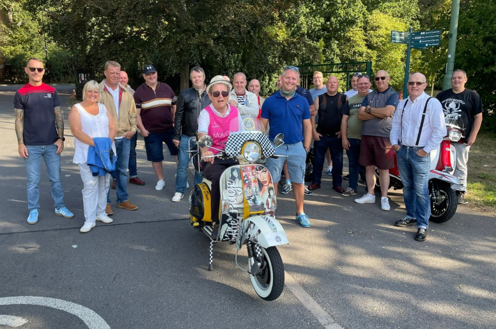 Tony Cunningham, from Coventry, has now raised more than £8,200 for Warwick-based Molly Ollys by clocking up over 5,050 miles (Image supplied)