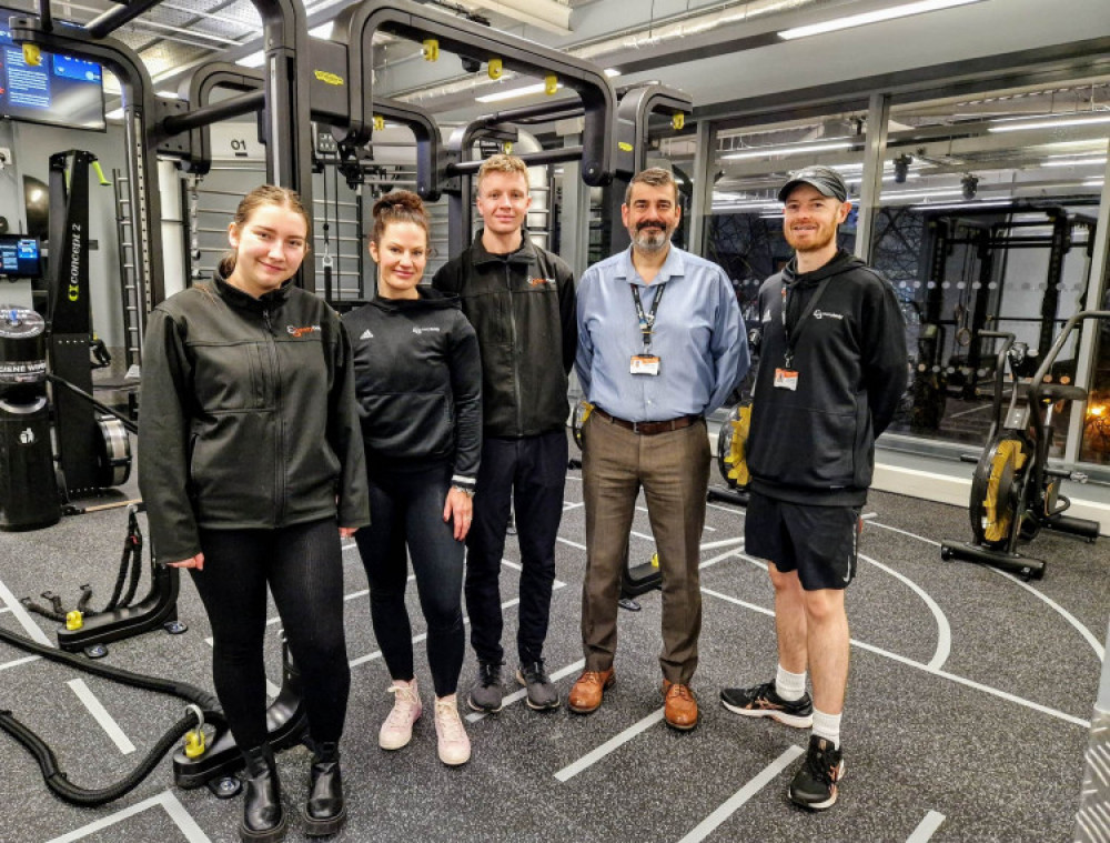 Everybody Health and Leisure staff at the re-opened Crewe Lifestyle Centre gym (Ryan Parker).