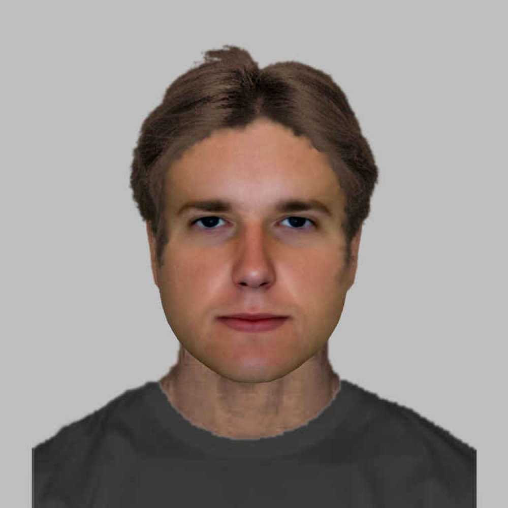 The e-fit of a man police want to speak to about the incidents