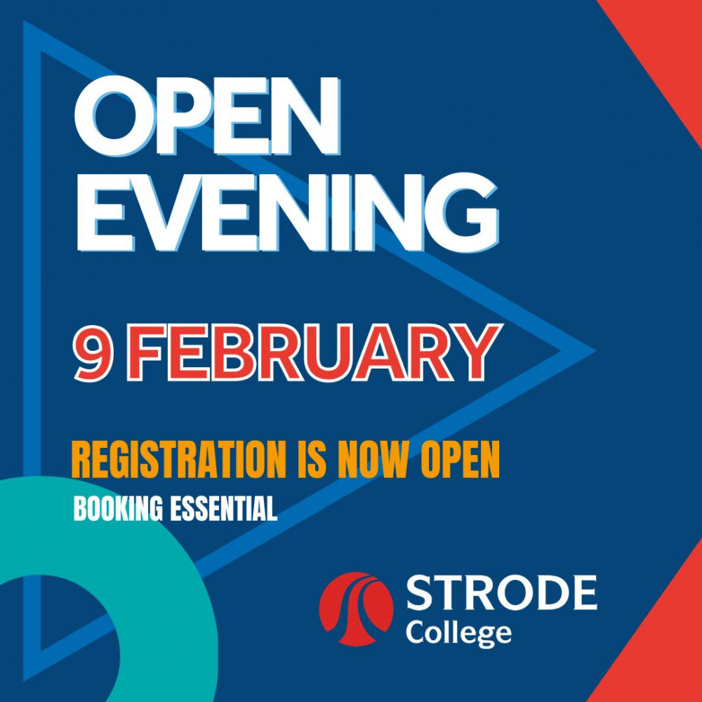 Registration is now open for Strode College's open evening