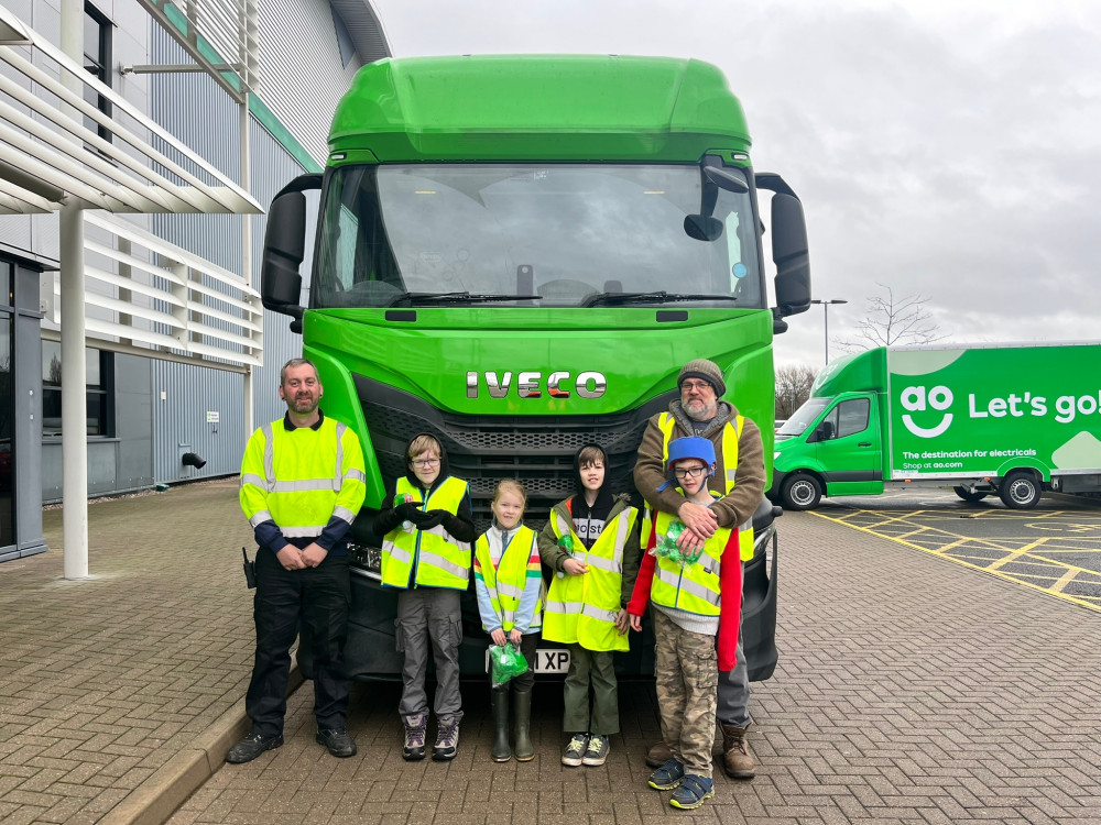 Last month (December), AO's Crewe HQ invited Fenn's whole family down to its logistics hub on Weston Road for his twelfth birthday (AO).