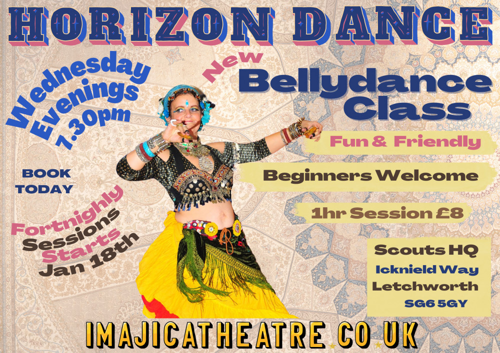 Horizon Dance Bellydance Classes - every Wednesday throughout January Horizon Dance Bellydance Classes - every Wednesday throughout January