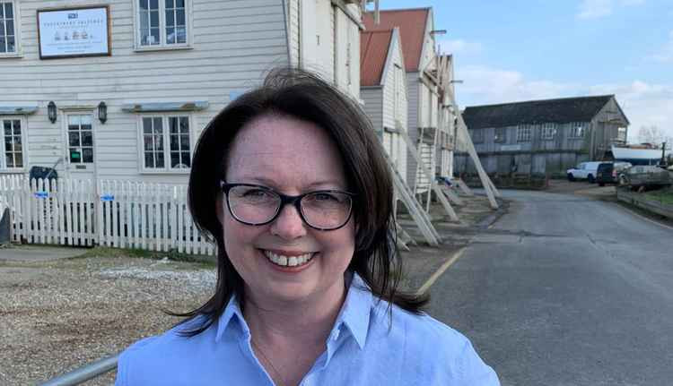 Conservative Party candidate for the Tollesbury seat on Maldon District Council, Debbie Keating. Please use the scroll arrow for a picture of Bruce Heubner.