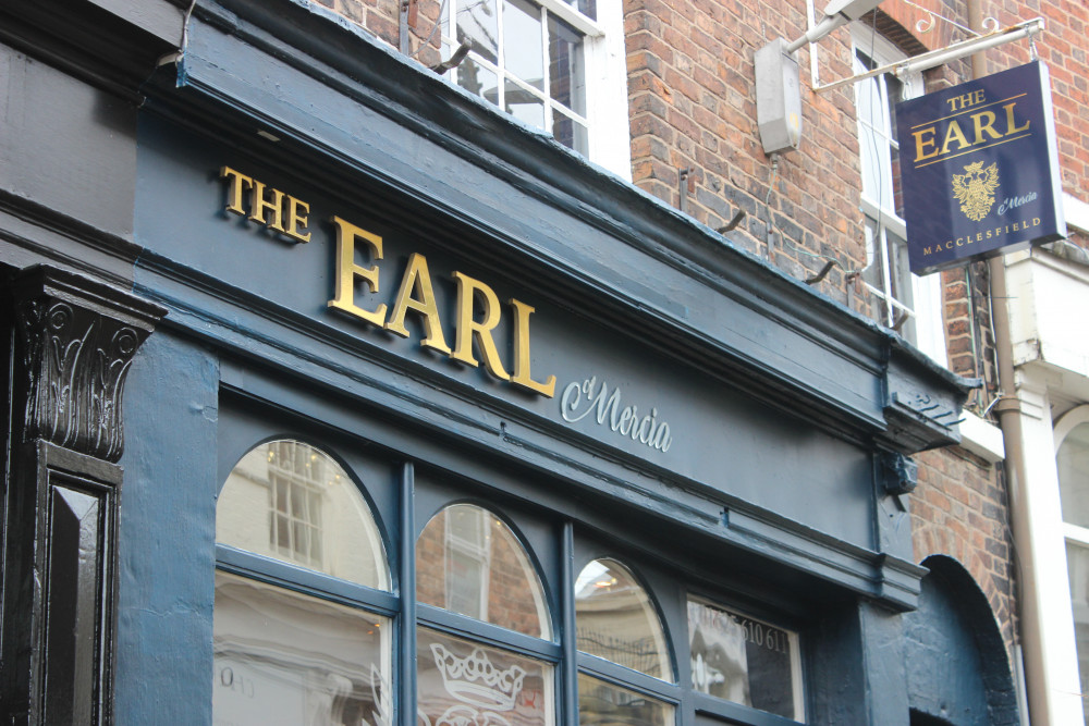 The Earl of Mercia is named after a historic figure in Macclesfield's history, and opened last month. 