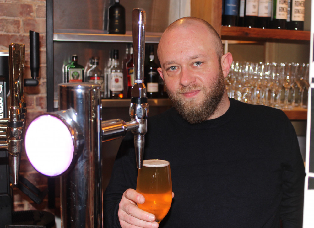 The Earl of Mercia, located in Macclesfield's Castle Quarter on Church Street, pours a pint of Congleton's Beartown Brewery beer Inception. (Image - Nub News)