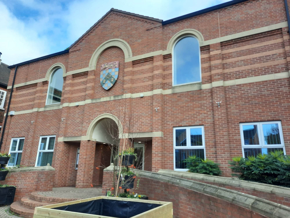 The South Kesteven District Council building, which is experiencing change this January.