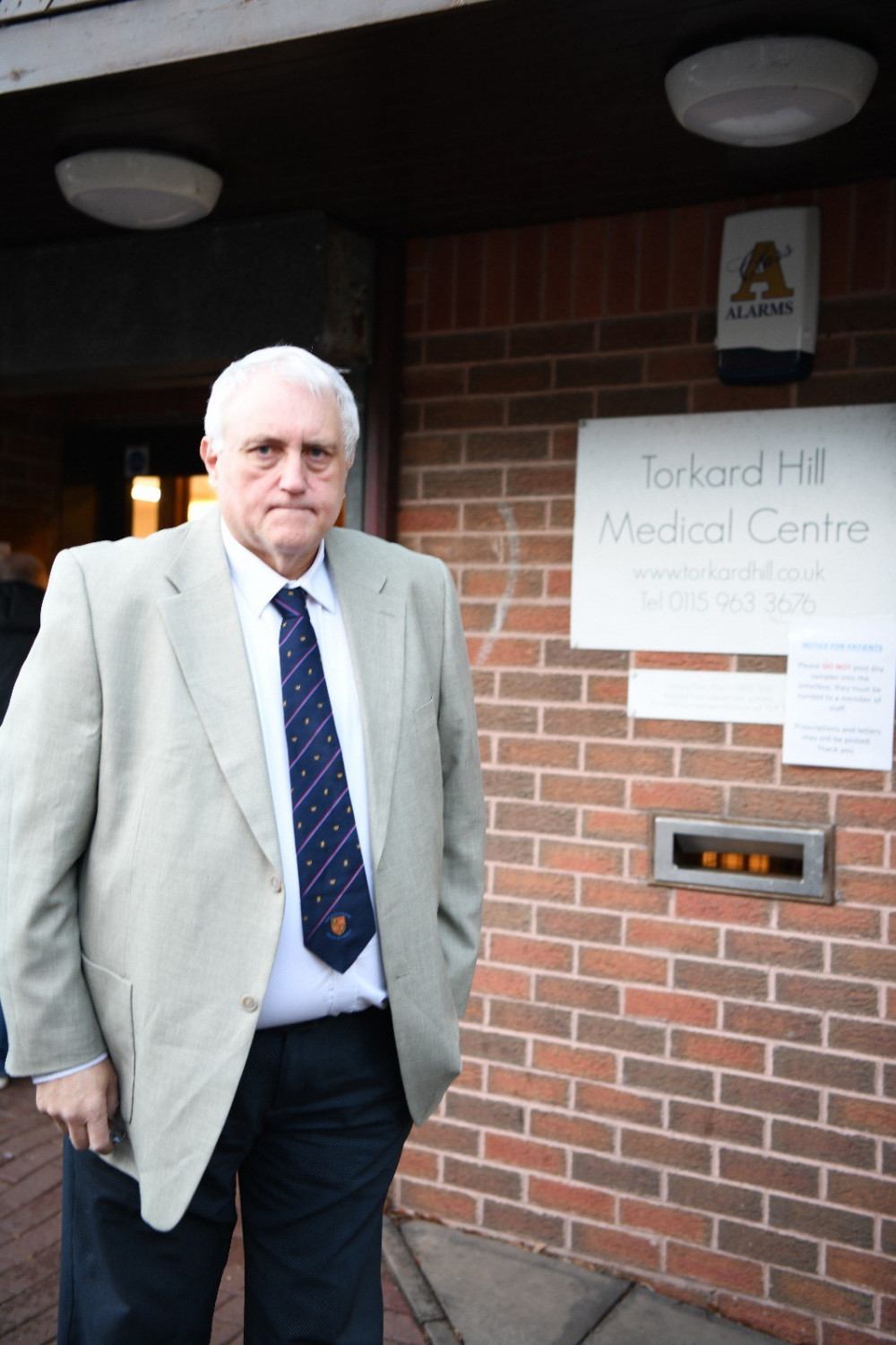 Health campaigner and Hucknall Councillor Dave Shaw (pictured) is campaigning for extra resources to help Torkard Hill Medical Centre in Hucknall cope. Photo courtesy of Ashfield Independents.