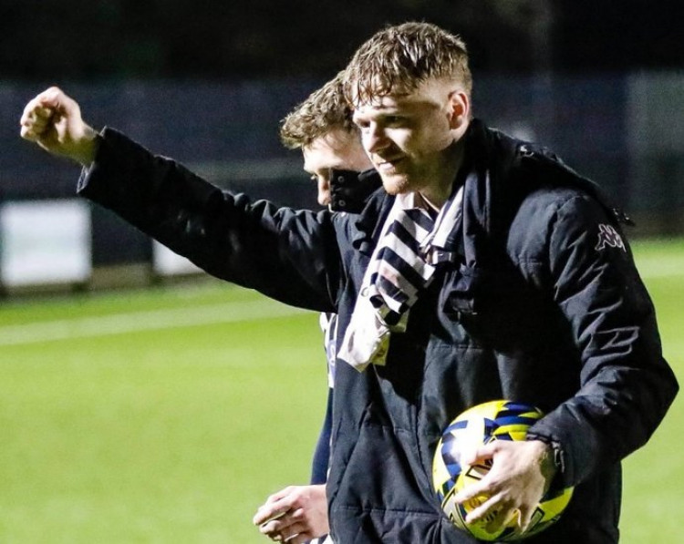 Hat-trick hero Rob Harvey.