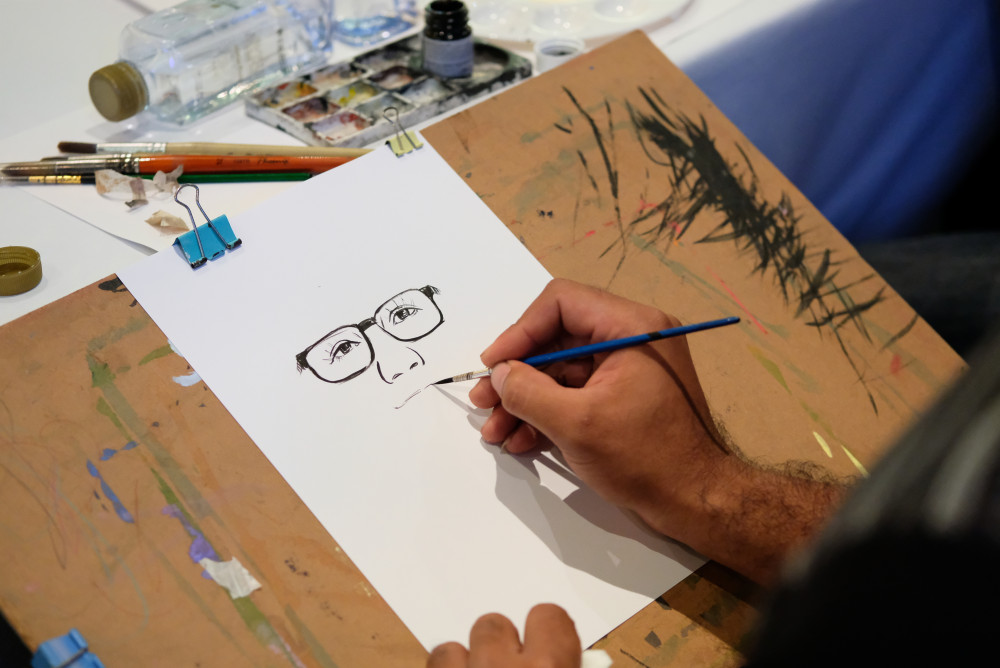 Learn How to Draw with Sheila Moylan. Photo: Jeffrey Soh.