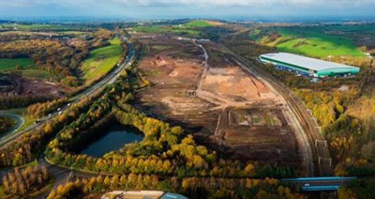 The development site in Newcastle-under-Lyme (Staffordshire County Council).