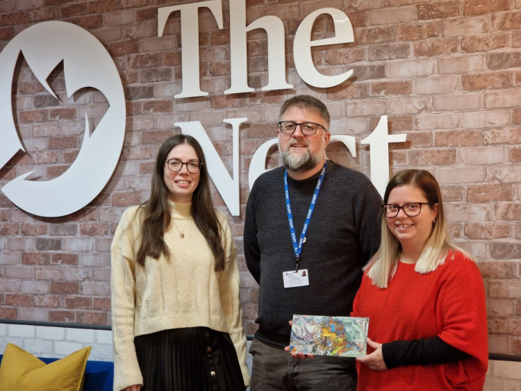 Steph Dennis, Finch Consulting, Keri Lawrence (Burton & District Mind) and Jade Carter, Finch Consulting Ashby de la Zouch Steph Dennis, Finch Consulting, Keri Lawrence (Burton & District Mind) and Jade Carter, Finch Consulting Ashby de la Zouch
