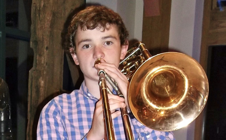 Sam Dye, a previous winner of the Ashby de la Zouch Young Musician competition, who is now a professional musician Sam Dye, a previous winner of the Ashby de la Zouch Young Musician competition, who is now a professional musician
