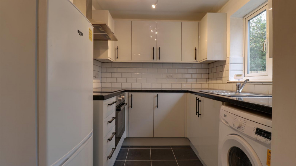 A stunning new kitchen awaits the new owner of this property.  