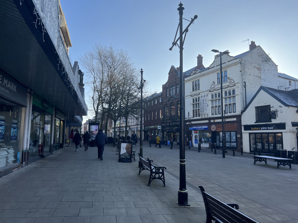 Newcastle-under-Lyme High Street (Sarah Garner).