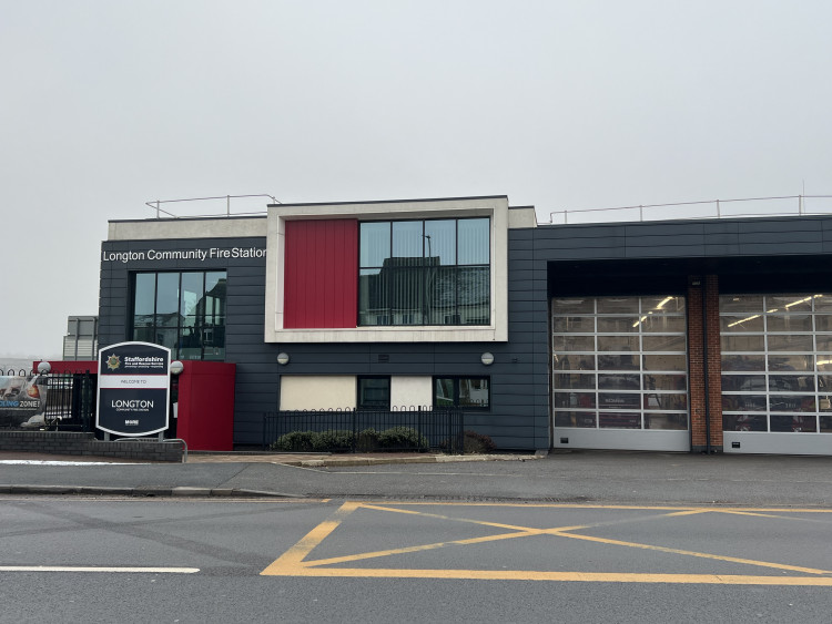 Longton Community Fire Station, Uttoxeter Road (Sarah Garner).