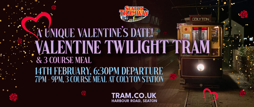 Valentines Twilight Tram and 3 Course Meal!