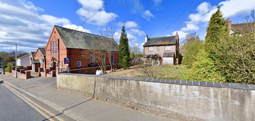 The homes were planned for the site on Station Road in Hugglescote. Photo: Instantstreetview.com