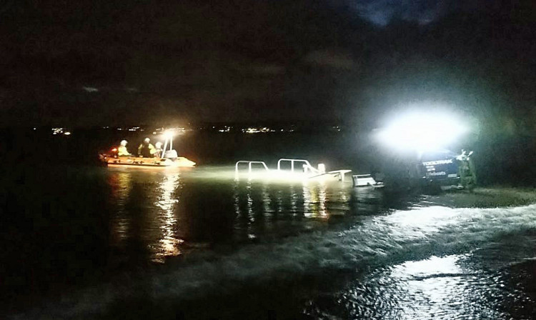Inshore lifeboat launches to search (Exmouth RNLI)