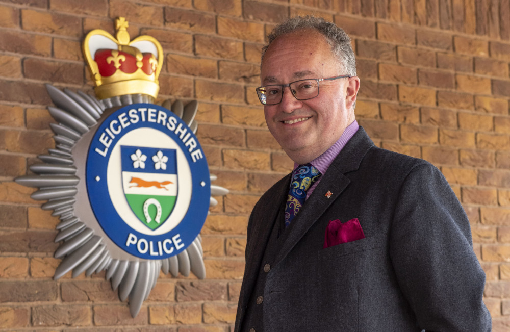 PCC Rupert Matthews (image courtesy of Leicestershire and Rutland Police)