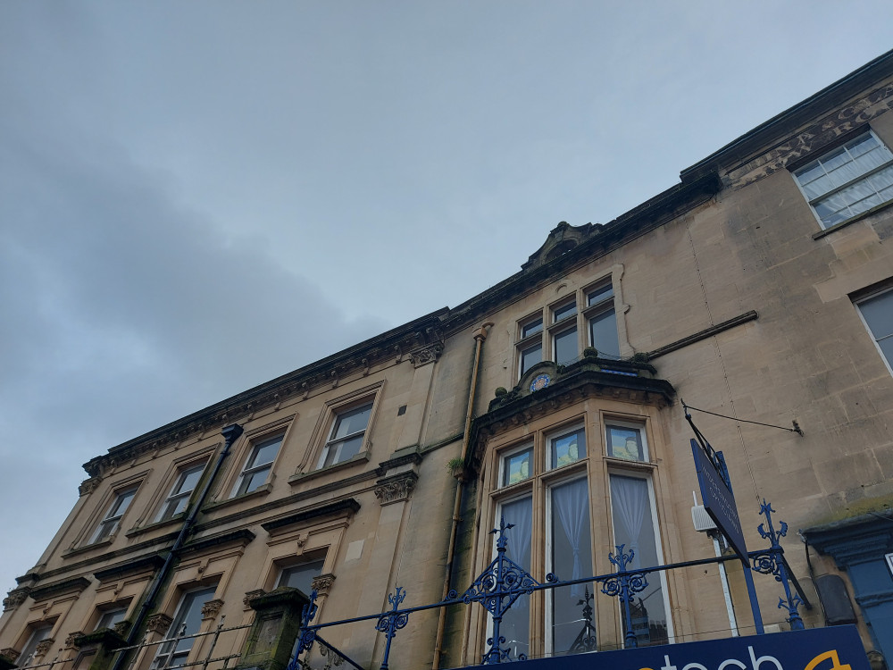 The Frome Festival offices in the Market Place January 14