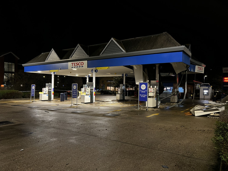 Tesco Extra petrol station in Fullbridge, Maldon to be shut for 11 weeks  after roof collapse - Essex Live