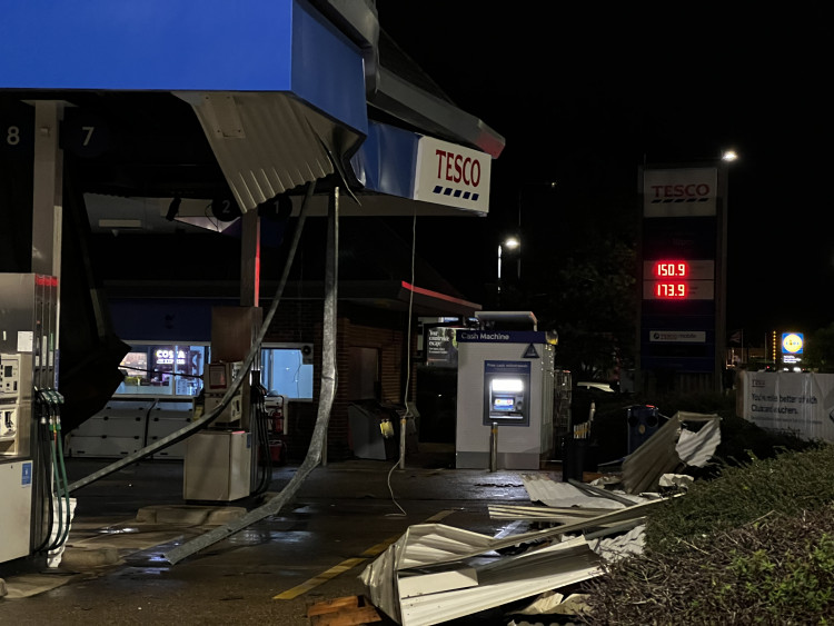 Tesco Extra petrol station in Fullbridge, Maldon to be shut for 11 weeks  after roof collapse - Essex Live